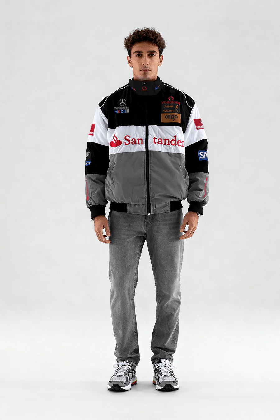 MERCEDES RACING JACKET GREY