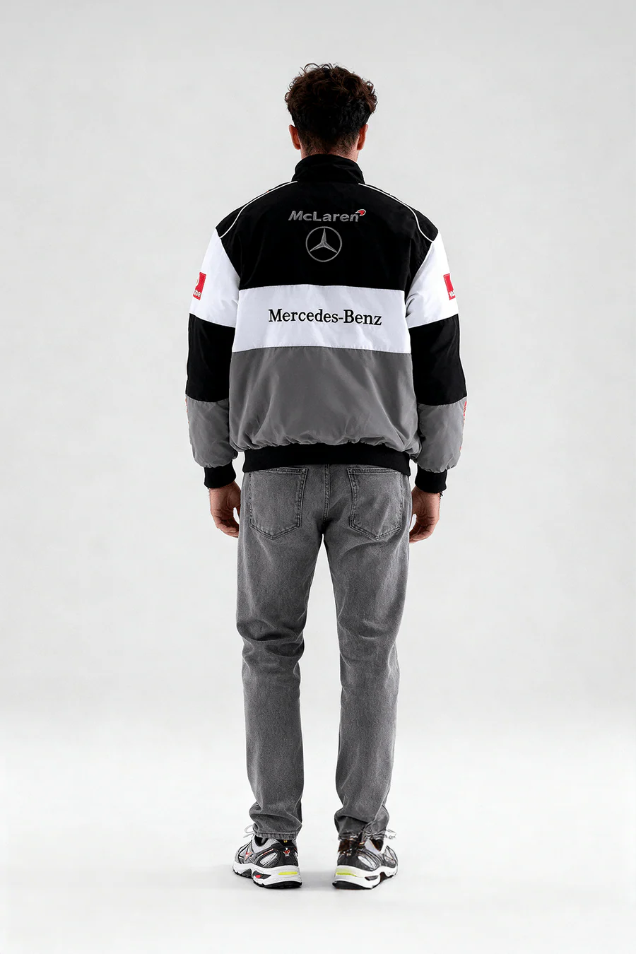 MERCEDES RACING JACKET GREY