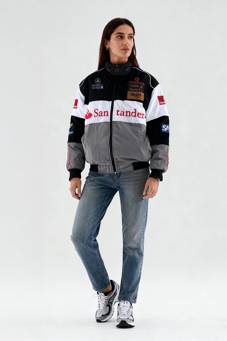 MERCEDES RACING JACKET GREY
