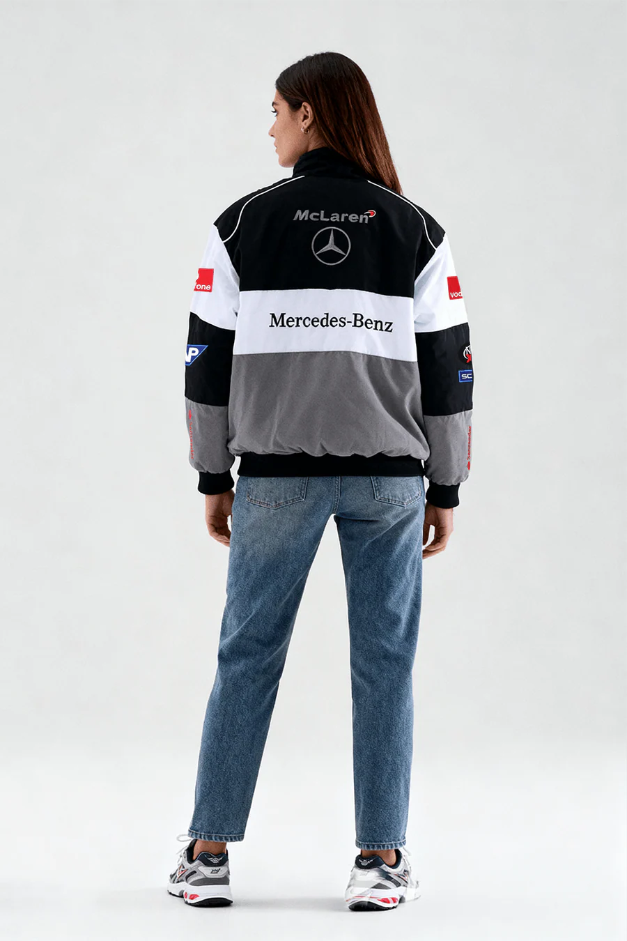 MERCEDES RACING JACKET GREY