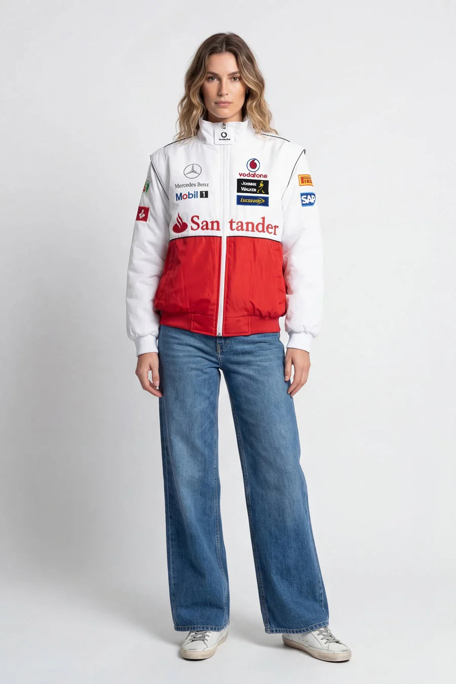 MERCEDES RACING JACKET WHITE